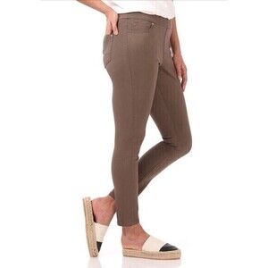 Spanx Jean-ish Ankle Leggings Womens L Gray Stretch Comfy Tummy Shaping Jegging